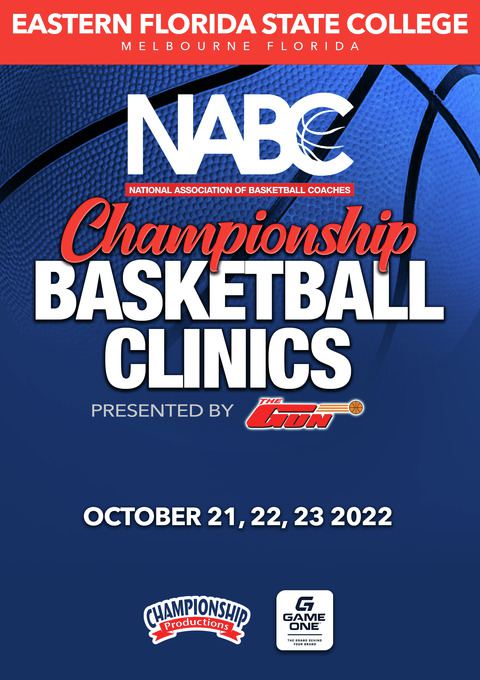 --　Basketball　Basketball　Clinic　Melbourne,　Florida　Shoot-A-Way　College　Fall　by　presented　State　Championship　NABC　Productions,　FL　Eastern　Championship　2022　Inc.
