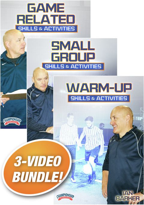 Ian Barker s Skills and Activities for Soccer 3 Pack Soccer