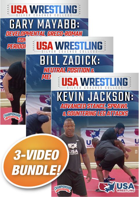 USA Wrestling Silver Coaches College 3-pack - Wrestling